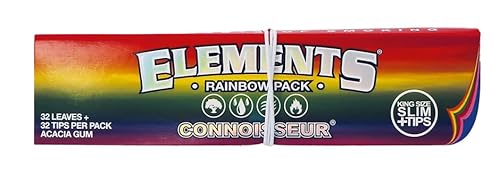 Elements Rainbow Connoisseur Pack, 12 Booklets von Elements