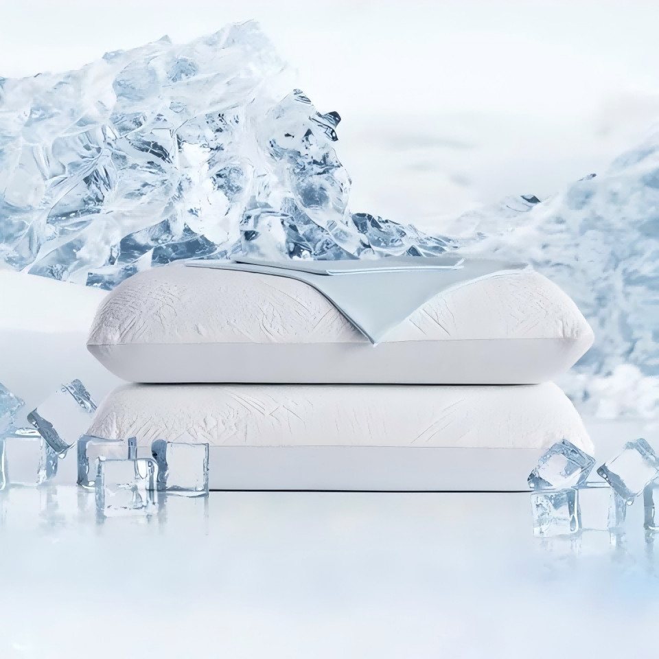 Elemuse Nackenstützkissen Sommer Kühlend Kopfkissen Gelschaumkopfkissen, Füllung: Gel Memory Schaum, Kopfkissenkern und Kopfkissenbezug, Doppelte Bezüge: Polymer-Eisseide, Orthopädisch, Kühlend, OEKO-TEX® Elemuse Nackenstützkissen Sommer Kühlend Kopfkissen Gelschaumkopfkissen, Füllung: Gel Memory Schaum, Kopfkissenkern und Kopfkissenbezug, Doppelte Bezüge: Polymer-Eisseide, Orthopädisch, Kühlend, OEKO-TEX® von Elemuse
