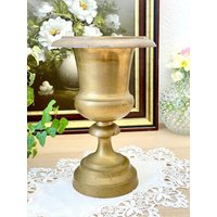 Große Vintage-Vase/Urne Aus Messing 32 cm von ElenaArtVintage