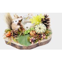 Herbstgesteck Eichhörnchen Tischdekoration Herbst Herbstdekoration Herbstgesteck Eichhörnchen Tischdekoration Herbst Herbstdekoration von ElenixShop