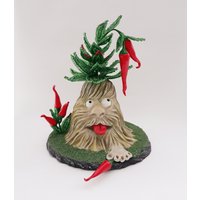 Lustige Pfeffer-Pflanze Fantasiefigur Tischdeko Perlentiere Geschenk Hund von ElenixShop