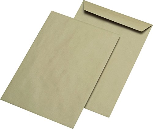 Elepa - rössler kuvert 30005510 Versandtaschen B4 ohne Fenster, gummiert, 110 g/qm, 250 Stück, braun von Elepa - rössler kuvert