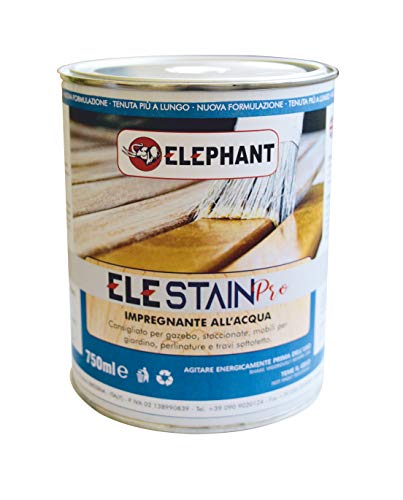 Elephant Chemical Products SRL Ele Stain Pro Imprägnierung für Holz, wasserfest, 750 ml von Elephant