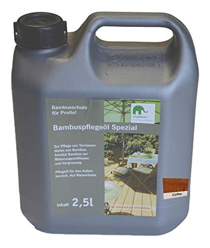 elephant Bambus-Pflegeöl "Spezial", für CoBAM-Terrassendielen, coffee, 2,5 L von Elephant