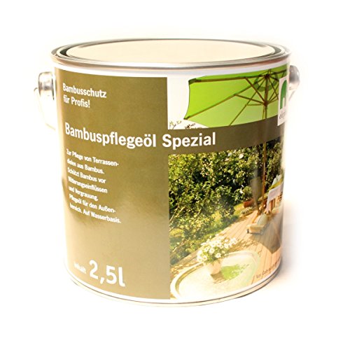 Elephant Bambus-Pflegeöl Spezial, für CoBAM-Terrassendielen, Espresso (2.5 Liter) von Elephant