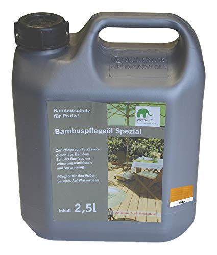 elephant Bambus-Pflegeöl"Spezial", für CoBAM-Terrassendielen, natur, 2,5 L von Elephant