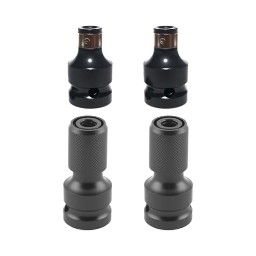 4 Stück Schlagschrauber Bit Adapter, Bithalter Stecknuss Adapter, 1/2 Auf 1/4 Zoll, Für Auto-Reparaturen, Möbelmontage Und Bauprojekte, Robust Und Vielseitig 4 Stück Schlagschrauber Bit Adapter, Bithalter Stecknuss Adapter, 1/2 Auf 1/4 Zoll, Für Auto-Reparaturen, Möbelmontage Und Bauprojekte, Robust Und Vielseitig von ElevaPulse
