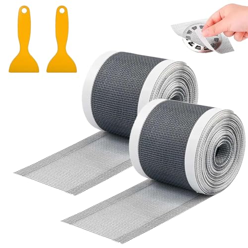 2 Stück Haarsieb Duschrinne 2 Rollen 70 Mm X 10 M, Abfluss Haarfänger, Haarsieb Dusche, Abflusssieb Dusche, Haarfänger Dusche, Duschsieb Abfluss Haare, Shower Drain Hair Catcher von ElevaPulse