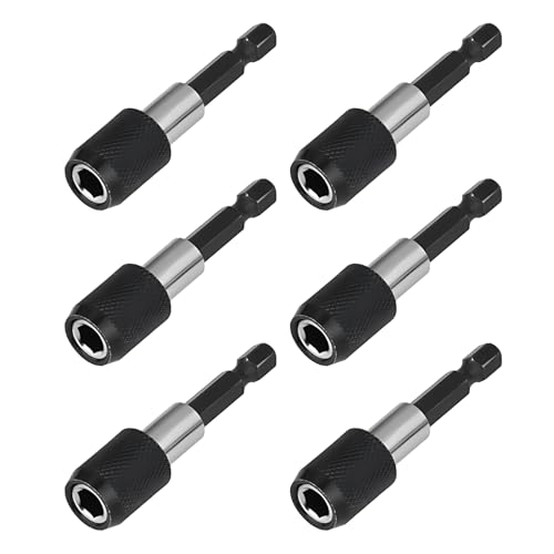 Bithalter Magnetisch, 6 Stück Schnellwechsel Bithalter Mit Magnet, Bithalter 1/4’’ (60 mm), Bit Halterung Magnetisch Für Makita, Metabo, Bosch Und Dewalt, Ideal Für Bohrmaschinen Und Schraubendreher Bithalter Magnetisch, 6 Stück Schnellwechsel Bithalter Mit Magnet, Bithalter 1/4’’ (60 mm), Bit Halterung Magnetisch Für Makita, Metabo, Bosch Und Dewalt, Ideal Für Bohrmaschinen Und Schraubendreher von ElevaPulse