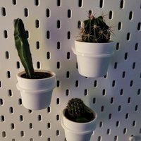 Ikea Skadis Kompatible Pegboard Pflanzentopf Halterung, Pegboard Ideas von ElevatePrint3D
