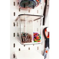 Ikea Skadis Kompatibler Behälter Zweiteiler, Box Organizer, Abteilung, Pegboard von ElevatePrint3D
