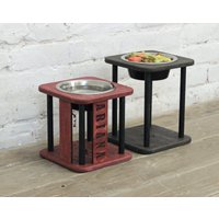 Kleine Hundeschalen, Erhabene Hundeschale, Metall Erhabener Hundeschalenhalter, Erhöhte Einzelne Hundeschalen Ständer 25.4Oz./3, 2 Tassen/750 Ml von ElevatedDogBowls