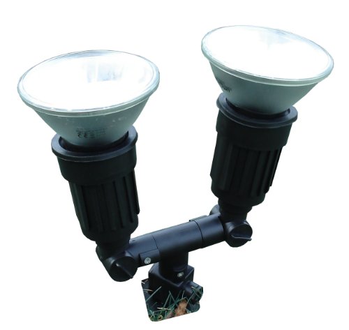 Spot Jardin à piquer double - E27 80w max IP44 von Zenitech