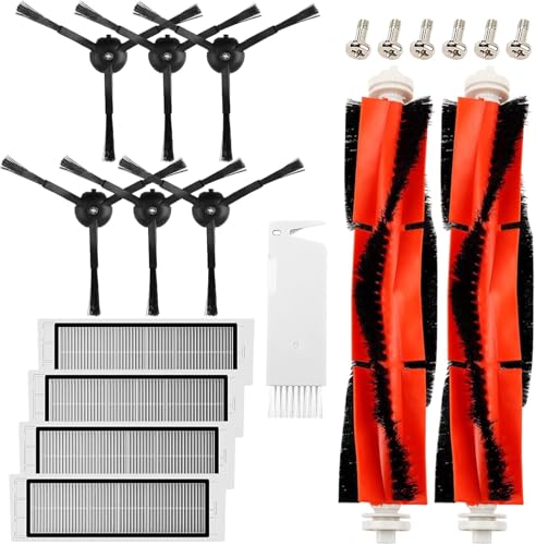 Ersatzteile für Xiaomi Roborock S5 Max S6 Max S6 Pure S6 MaxV S50 S51 S55 S60 S65 S5 S6 Saugroboter, Staubsauger-Teile Mi Robot 2 Zentralbürste&6 Seitenbürste&4 HEPA Filters&1 Reinigungshilfe Zubehör Ersatzteile für Xiaomi Roborock S5 Max S6 Max S6 Pure S6 MaxV S50 S51 S55 S60 S65 S5 S6 Saugroboter, Staubsauger-Teile Mi Robot 2 Zentralbürste&6 Seitenbürste&4 HEPA Filters&1 Reinigungshilfe Zubehör von Elezenioc