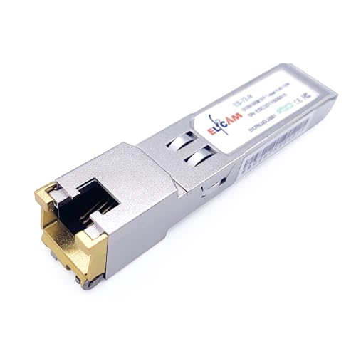 Elfcam® - 10Gb SFP+ Transceiver-Modul 10Gbase-T: 30m, RJ45 Anschluss (10Gbase-T: 30m), 30 Meter von Elfcam