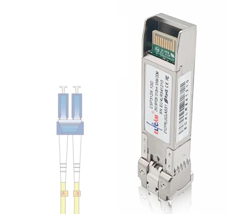 Elfcam® - 25G SFP28 LR Transceiver Modul SFP28 25GBASE-LR 1310nm 10km DOM LC Duplex SMF,1 Stück. von Elfcam