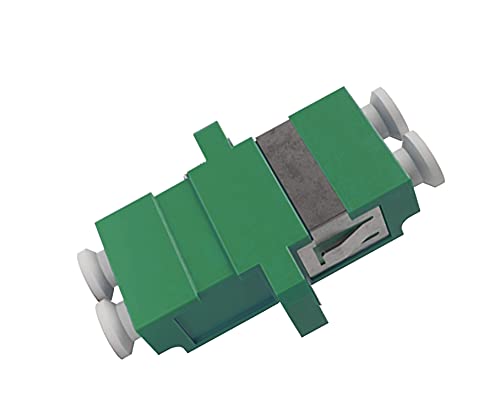 Elfcam® - Glasfaser Adapter, LWL Adapter/Kupplung LC/APC Single-Mode Duplex (1 Stück) von Elfcam