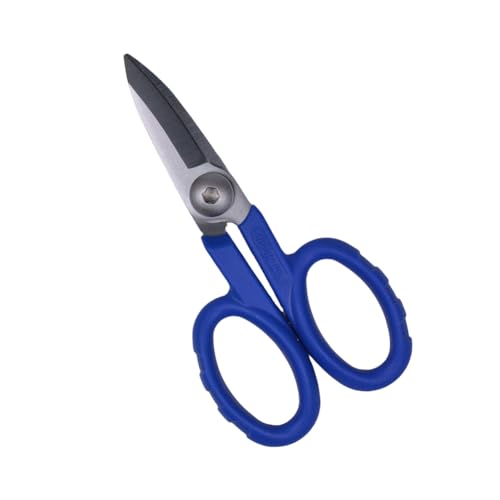 Elfcam® - Kevlar-Scheren für Glasfaser, Multifunktionsschere aus Kohlenstofflegierungsstahl, Super Multi Scissors, Länge: 138mm, Hergestellt von Nusharp von Elfcam