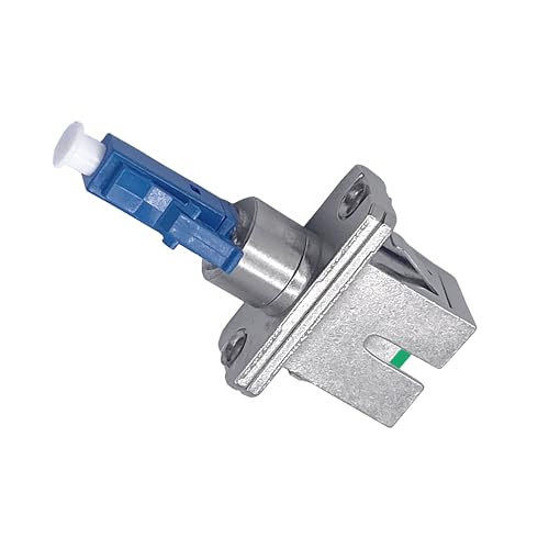 Elfcam® - Glasfaser-Adapter, LWL Koppler Singlemode Simplex SC/APC Buchse/Female auf LC/UPC Male Stecker für Schnittstellenkonvertierung, SFP, OTDR, VFL, Multimeter, etc, 1 Stück von Elfcam