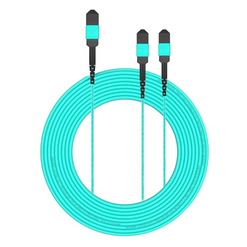 Elfcam – 10m MPO 16 Fasern zu 2x MPO 8 Fasern Multimode OM3 50/125 μm, Polarität Typ B, 10 Meter, 16 Adern Elfcam – 10m MPO 16 Fasern zu 2x MPO 8 Fasern Multimode OM3 50/125 μm, Polarität Typ B, 10 Meter, 16 Adern von Elfcam