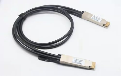 Elfcam - 3 m Twinax-Kabel DAC QSFP28 100 G, Passives Kupfer, 100 GBASE-CR, kompatibel mit NVIDIA, Traktionsring, Blau, 3 m Elfcam - 3 m Twinax-Kabel DAC QSFP28 100 G, Passives Kupfer, 100 GBASE-CR, kompatibel mit NVIDIA, Traktionsring, Blau, 3 m von Elfcam