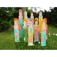 Gartendamen#gartenelfen# Gartendeko# Rosenstäbe# Flowergirl Gartendamen#gartenelfen# Gartendeko# Rosenstäbe# Flowergirl von Elfenkunst