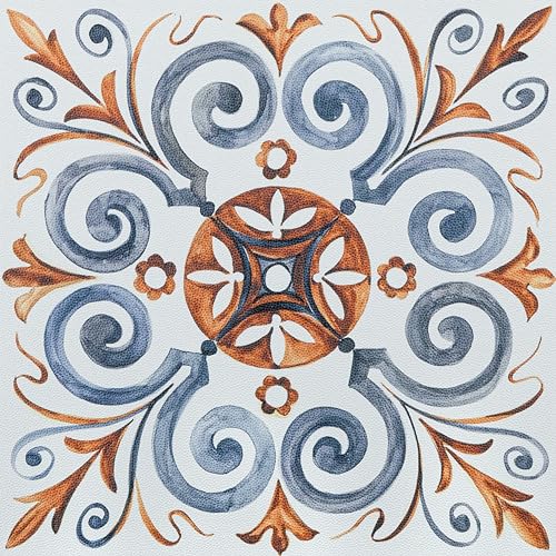 Vinylboden Selbstklebend, PVC Bodenbelag Selbstklebend für Bad Küche Wohnzimmer Wasserdicht Bodenfliesen Selbstklebend 30x30cm, Dicke 1mm 10 Stück von Elffloor