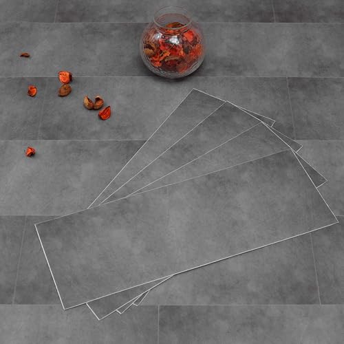 Elffloor PVC Bodenbelag Selbstklebend Vinylboden, Reiniger Wasserdicht Bodenbelag für Wohnzimmer Schlafzimmer Küche und Badezimmer Bodendielen Grau 40X15cm 10Stk Elffloor PVC Bodenbelag Selbstklebend Vinylboden, Reiniger Wasserdicht Bodenbelag für Wohnzimmer Schlafzimmer Küche und Badezimmer Bodendielen Grau 40X15cm 10Stk von Elffloor