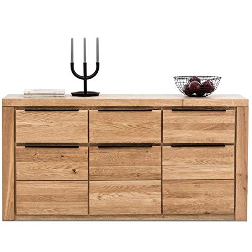 Sideboard Greta Kommode Anrichte 160 cm Eiche geölt Teilmassiv NEU/OVP von Elfo