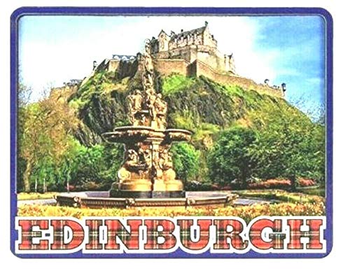 Elgate Edinburgh Castle Kühlschrankmagnet, schottisches Souvenir, Geschenkszene, königliches Sammlerstück von Elgate