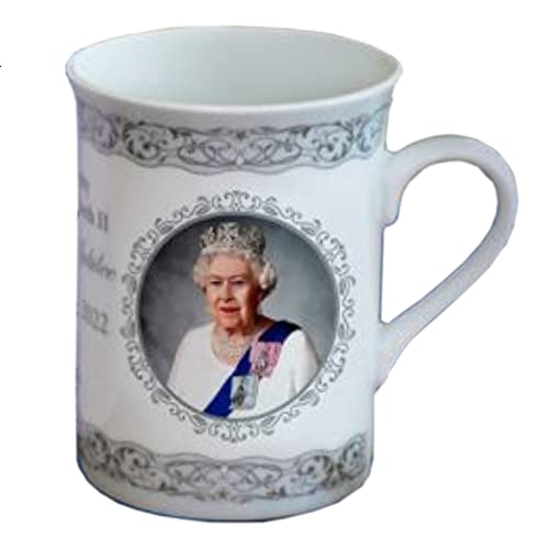 Elgate LILAJ Queen Elizabeth II Lippy Mug Platinum Anniversary 2022 Photo Memorial Souvenirs Coffee Cup Home Decoration Multi, 75465-000 von Elgate