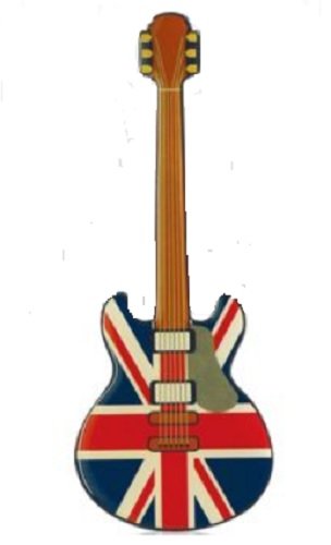 Elgate Kühlschrankmagnet Union Jack Gitarre von Elgate