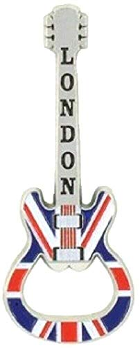 London Union Jack Gitarre Botttle Opener Kühlschrank Magnet UK GB Flagge Souvenir und Geschenk von Elgate
