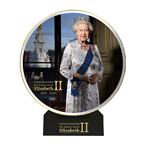 Queen Elizabeth II Gedenk Teller 15 cm Zum Gedenken Königin London Commemorating von Elgate