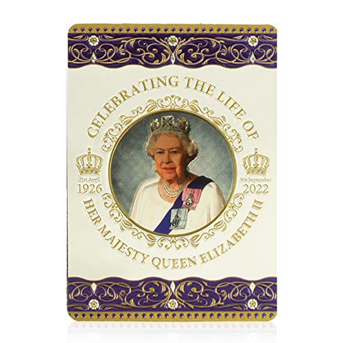 Queen Elizabeth II Magnet Laser Zum Gedenken Königin London Commemorating von Elgate
