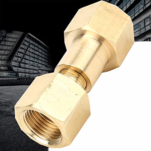 ElgnAura CGA - 320 to CGA - 580 Adapter, Brass Cylinder Adaptors for CO2 Tank to Argon Regulator 15MPa Rated Outlet Pressure von ElgnAura