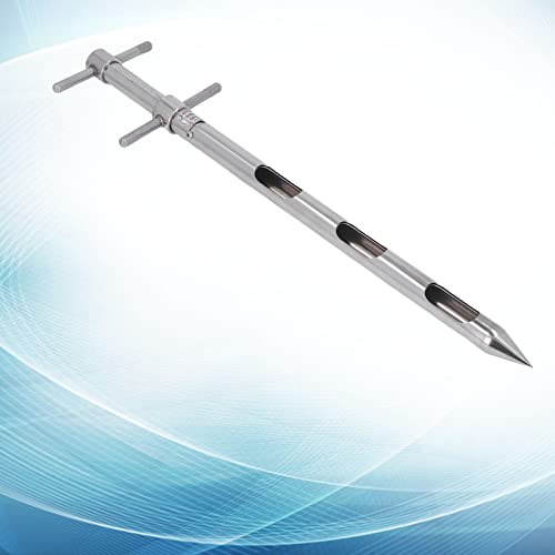 ElgnAura Pointed Design Soil Probe, Soil Sampling Tube, 304 Stainless Steel 0.54m Oxidatio Proof for Environmental Testing and Research von ElgnAura