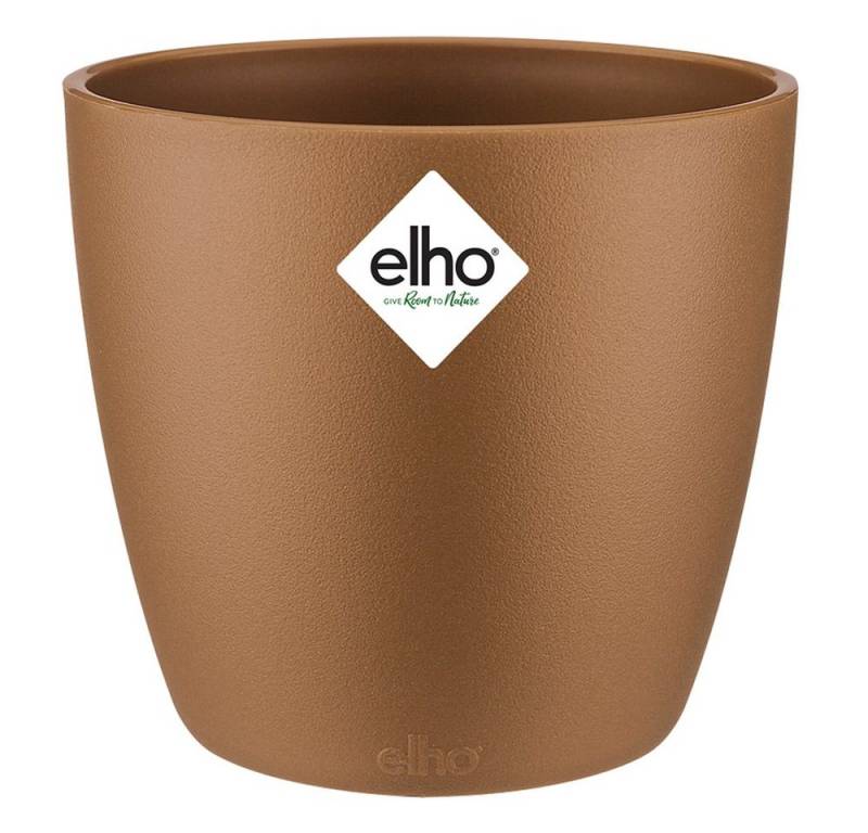 Elho Blumentopf (1 St), Blumentopf brussels 11x10cm rund Pflanzentopf Übertopf Pflanzkasten von Elho