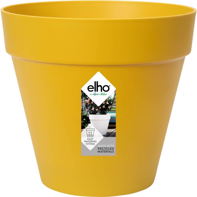 Elho Blumentopf Loft Urban Ø 30 cm x 26 cm Ocker von Elho