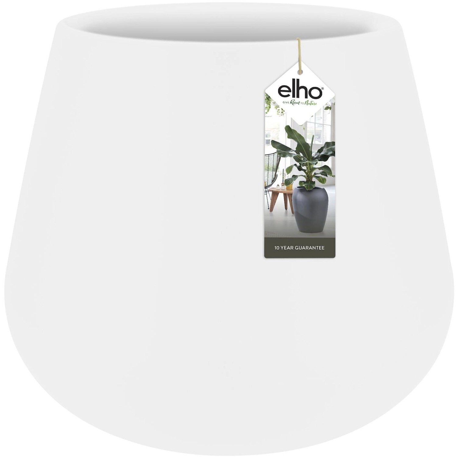 Elho Blumentopf Pure Cone Ø 43 cm Weiß von Elho