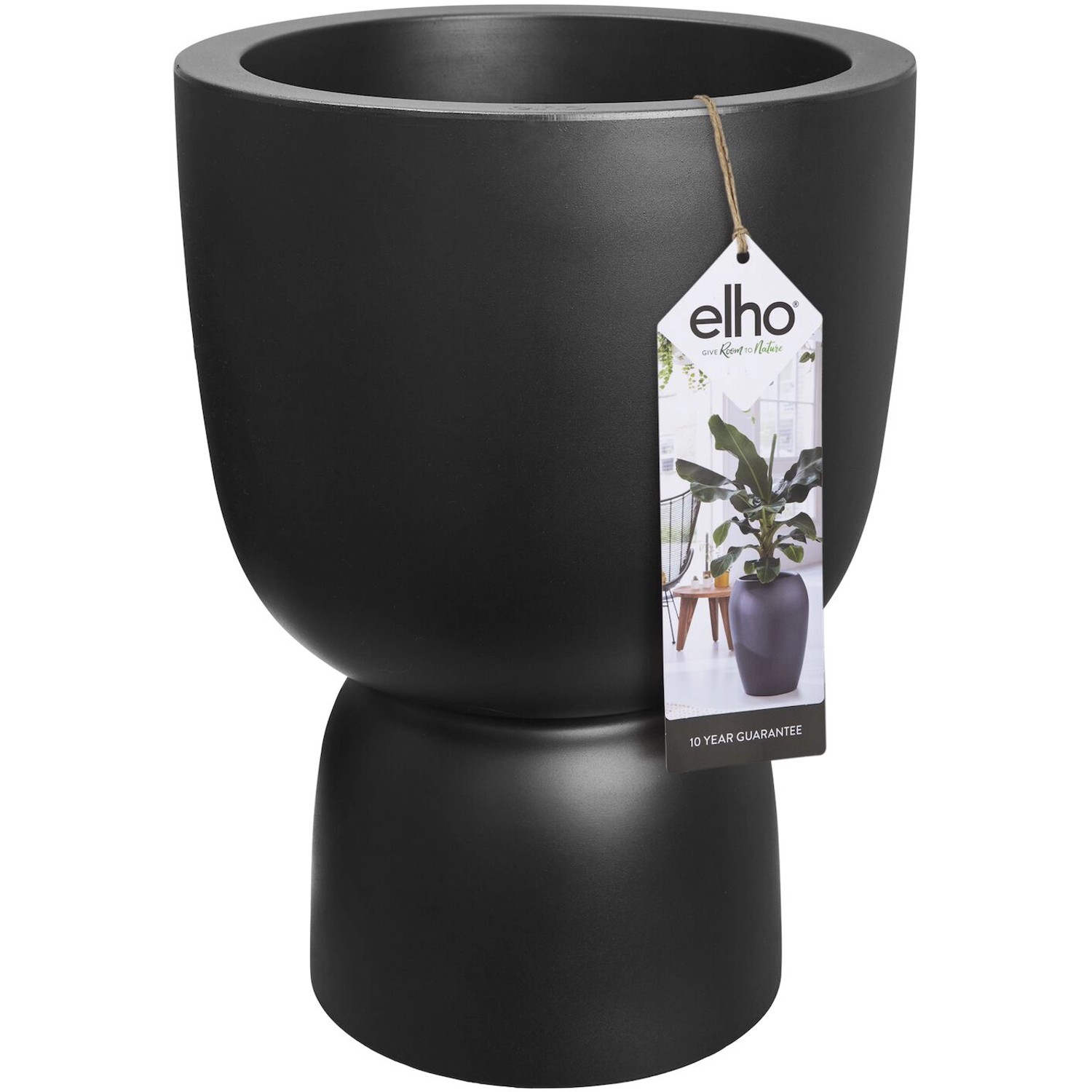 Elho Blumentopf Pure Coupe Ø 41,3 cm Schwarz von Elho