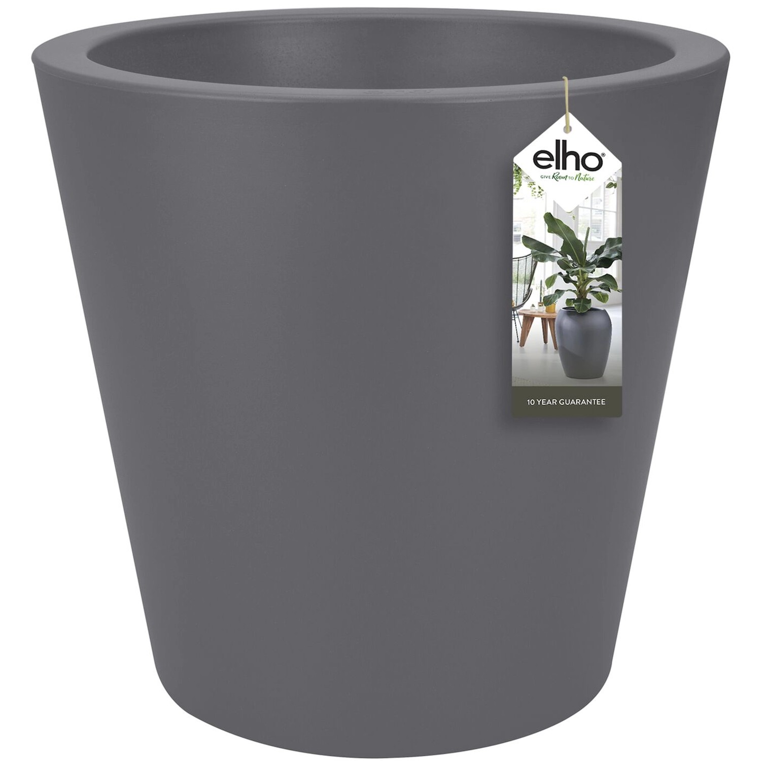 Elho Blumentopf Pure Straight Ø 49,5 cm Anthrazit von Elho