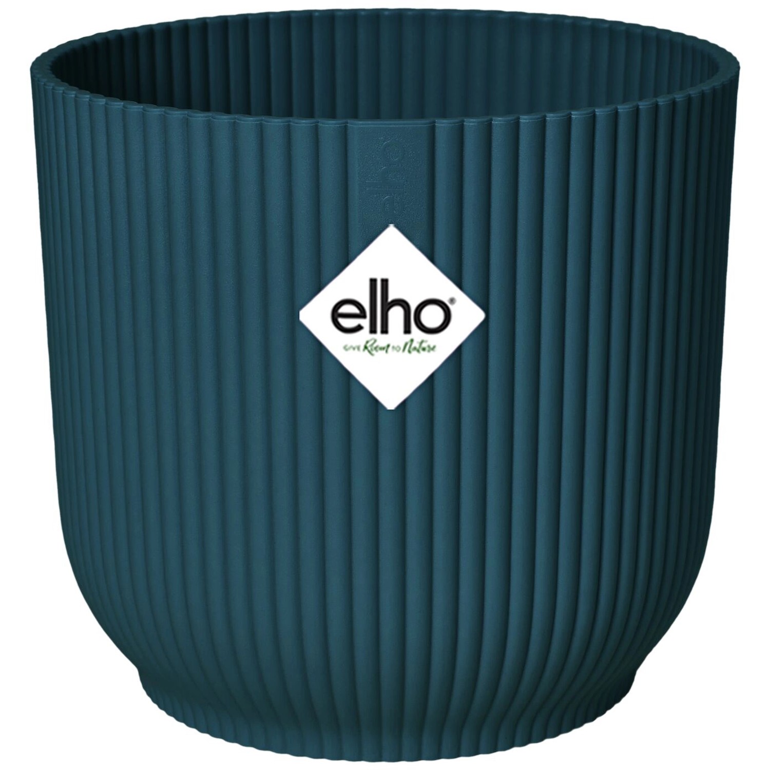Elho Blumentopf Vibes Fold mit Rollen Ø 34,9 cm Tiefblau von Elho
