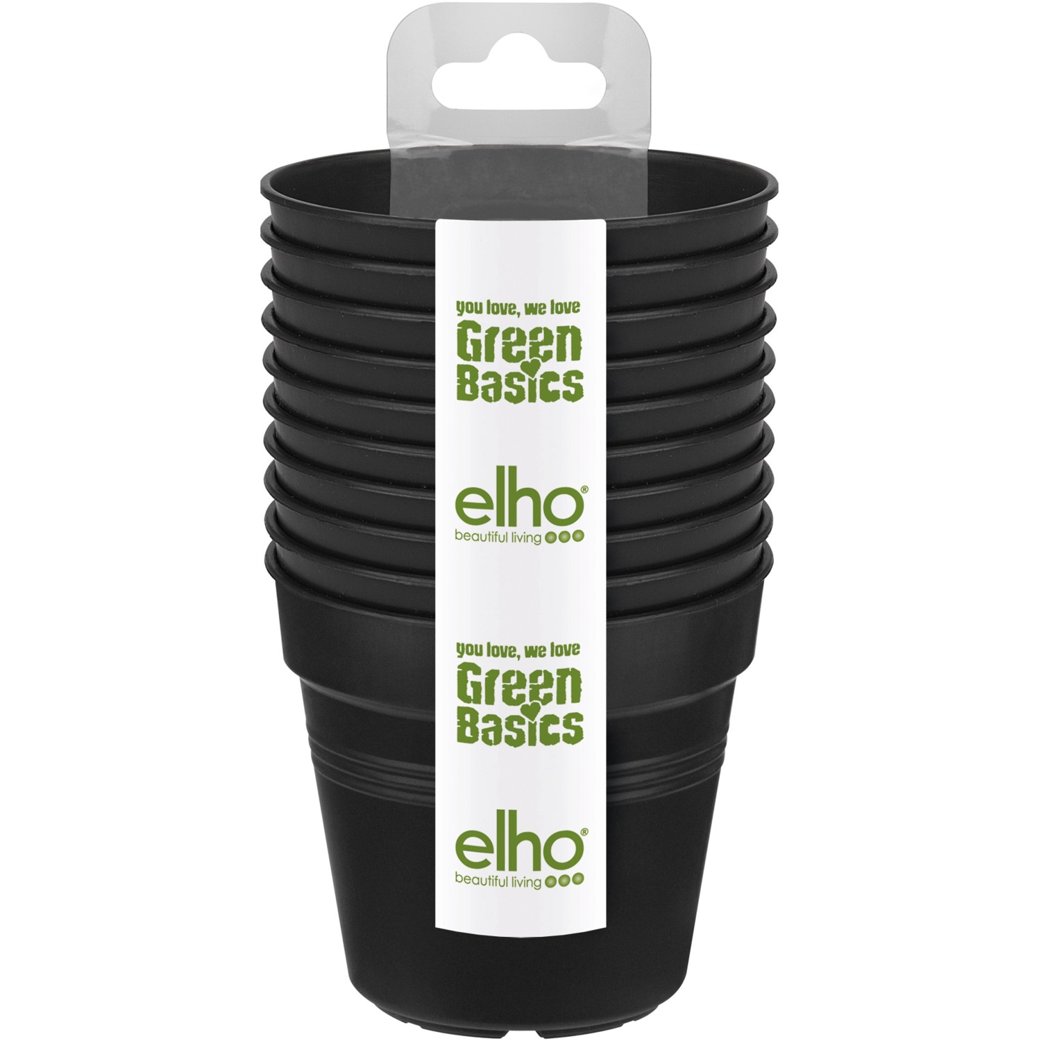 Elho Anzuchttopf Starterset Green Basics Living Schwarz aus Recycling-Kunststoff Elho Anzuchttopf Starterset Green Basics Living Schwarz aus Recycling-Kunststoff von Elho