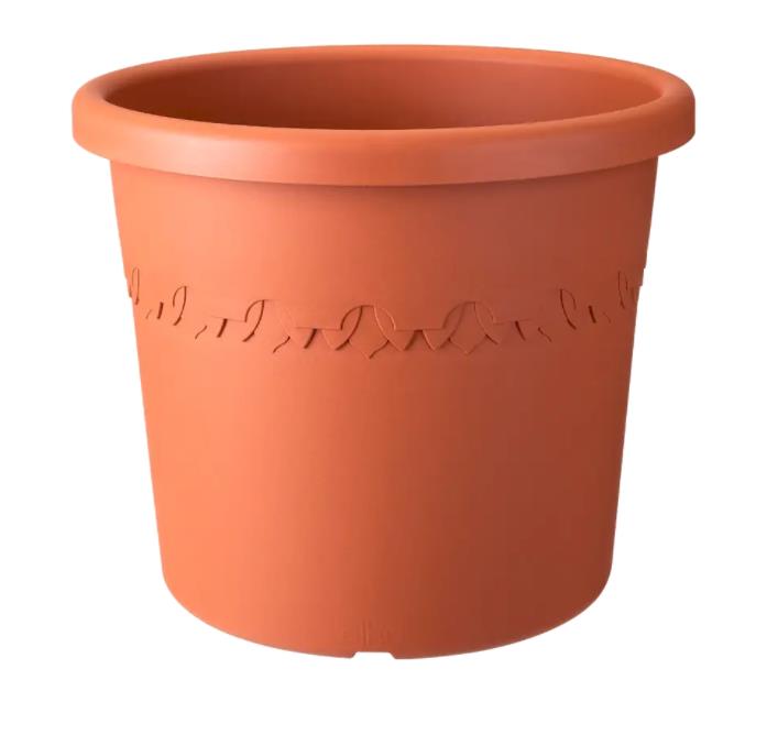 Elho Pflanztopf Algarve Cilindro Ø 40 x 34 cm tonrot von Elho