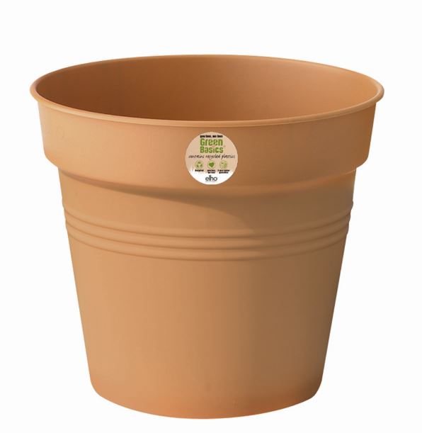 Elho Pflanztopf Green Basics Ø 24 x 21 cm terracotta von Elho