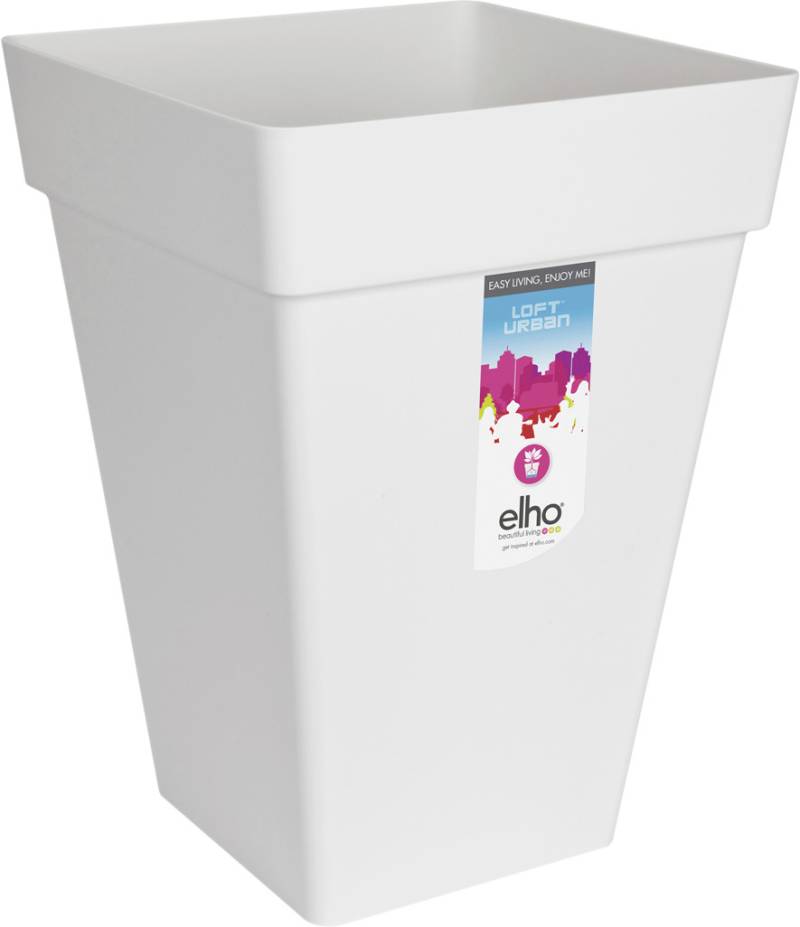 Elho Pflanztopf Loft Urban 30 x 30 x 30 cm weiß von Elho