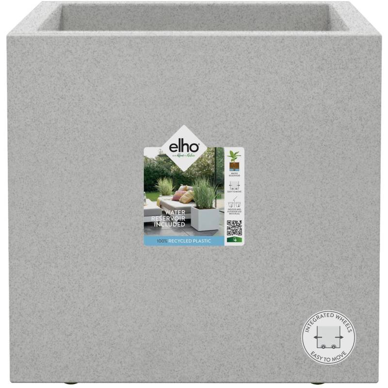 Elho Pflanztopf Vivo Next 30 cm x 30 cm x 30 cm Living Beton mit Rollen von Elho