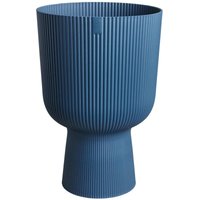 Elho - Vibes Übertopf Fold Cup Tiefblau ø 30 cm - Kunststoff von Elho