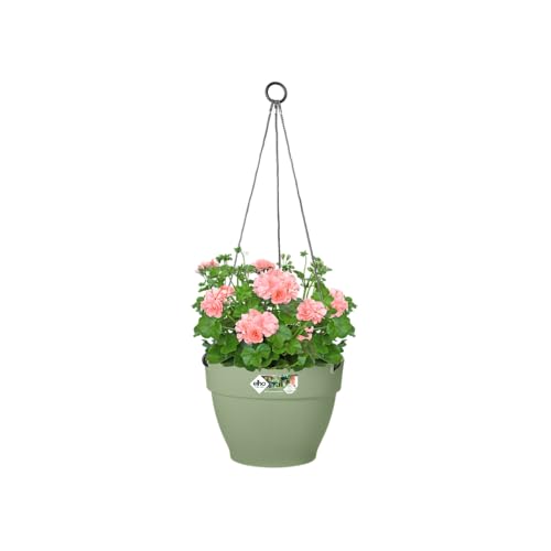 elho Vibia Campana Hängeampel 26 - Blumentopf Hängend - Pflanzentopf für Außen - Ø 26.0 x H 18.4 cm - Grün/Pistazien Grün elho Vibia Campana Hängeampel 26 - Blumentopf Hängend - Pflanzentopf für Außen - Ø 26.0 x H 18.4 cm - Grün/Pistazien Grün von elho